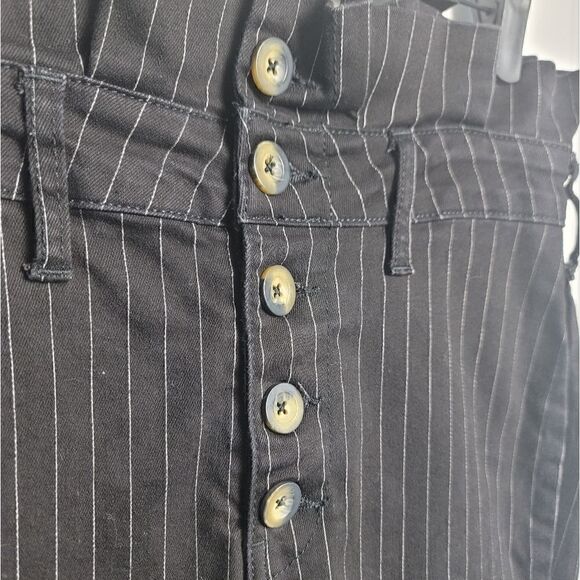 FREE PEOPLE Montella Pinstripe Crop Skinny Pants - Picture 3 of 9